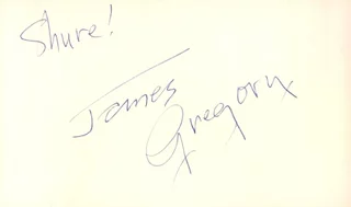 James Gregory autograph