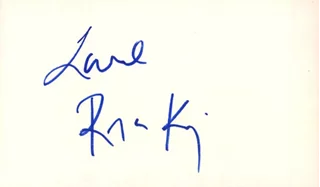 Regina King autograph