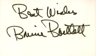 Bonnie Bartlett autograph