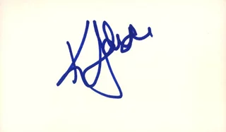 Kenneth Johnson autograph