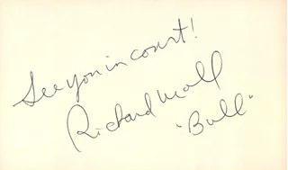 Richard Moll autograph