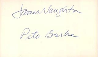 James Naughton autograph