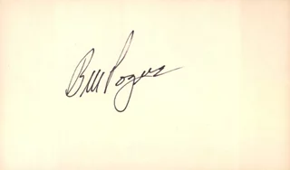 Bill Pogue autograph