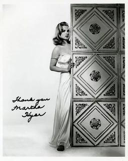 Martha Hyer autograph