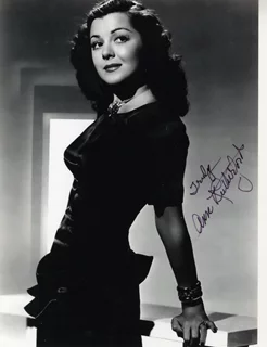 Ann Rutherford autograph