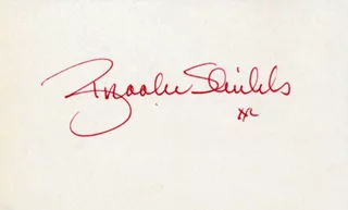 Brooke Shields autograph