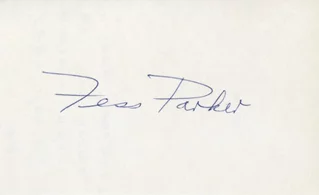 Fess Parker autograph