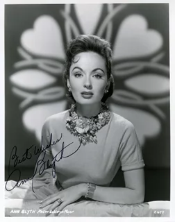 Ann Blyth autograph
