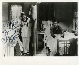 Claudette Colbert autograph