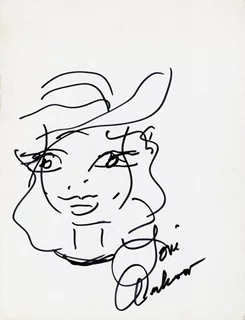 Loni Anderson autograph