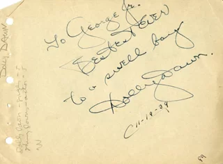 Dolly Dawn autograph