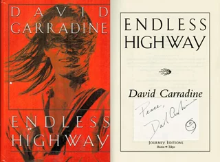 David Carradine autograph