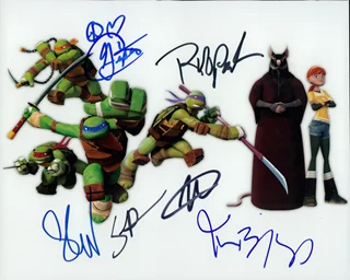 Teenage Mutant Ninja Turtles autograph