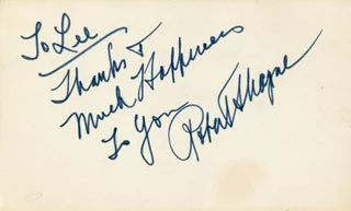 Robert Shayne autograph