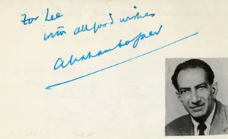 Abraham Sofaer autograph