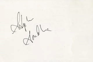 Stephen Sondheim autograph
