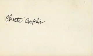 Chester Conklin autograph