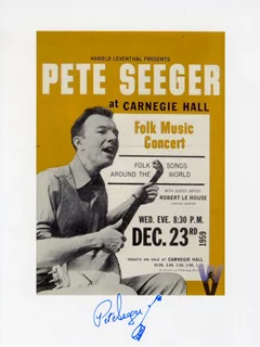 Pete Seeger autograph