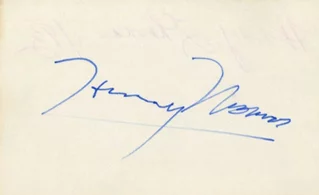Henry Thomas autograph