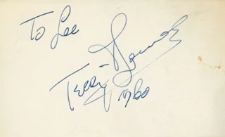 Terry-Thomas autograph