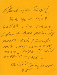 Will Sampson autograph