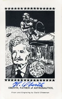 Herman Oberth autograph