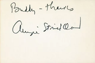 Amzie Strickland autograph