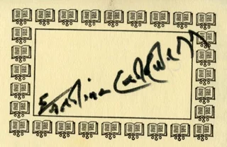 Erskine Caldwell autograph