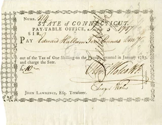 Oliver Wolcott Jr. autograph