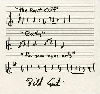 Bill Conti autograph