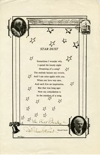 Mitchell Parish autograph