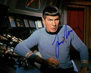 Leonard Nimoy autograph