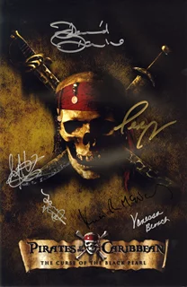 Pirates of The Caribbean autograph