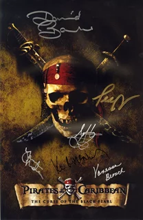 Pirates of The Caribbean autograph