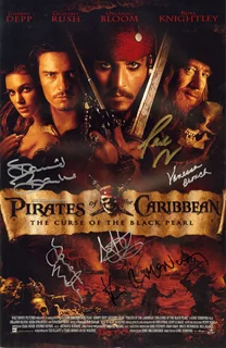 Pirates of The Caribbean autograph