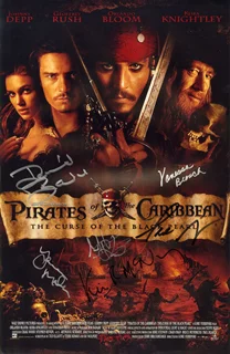 Pirates of The Caribbean autograph