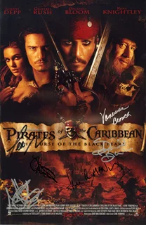 Pirates of The Caribbean autograph