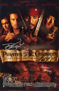 Pirates of The Caribbean autograph