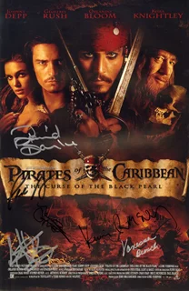 Pirates of The Caribbean autograph