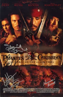 Pirates of The Caribbean autograph