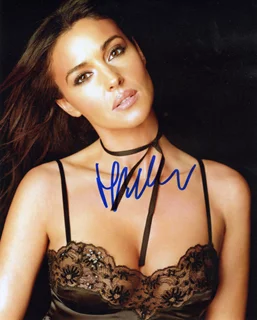 Monica Bellucci autograph