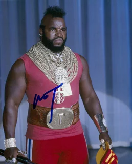 Mr. T autograph