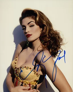 Cindy Crawford autograph