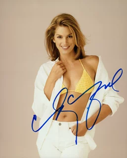 Cindy Crawford autograph