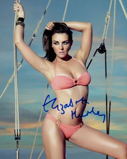 Elizabeth Hurley autograph