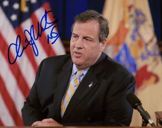 Chris Christie autograph