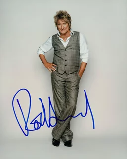 Rod Stewart autograph