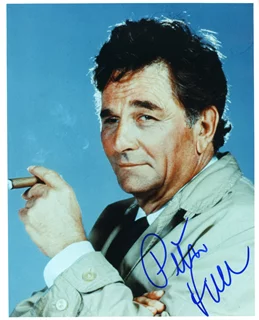 Peter Falk autograph