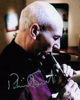 Patrick Stewart autograph