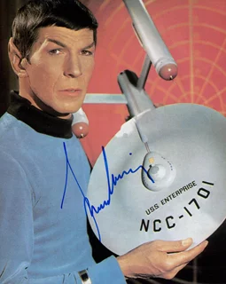 Leonard Nimoy autograph